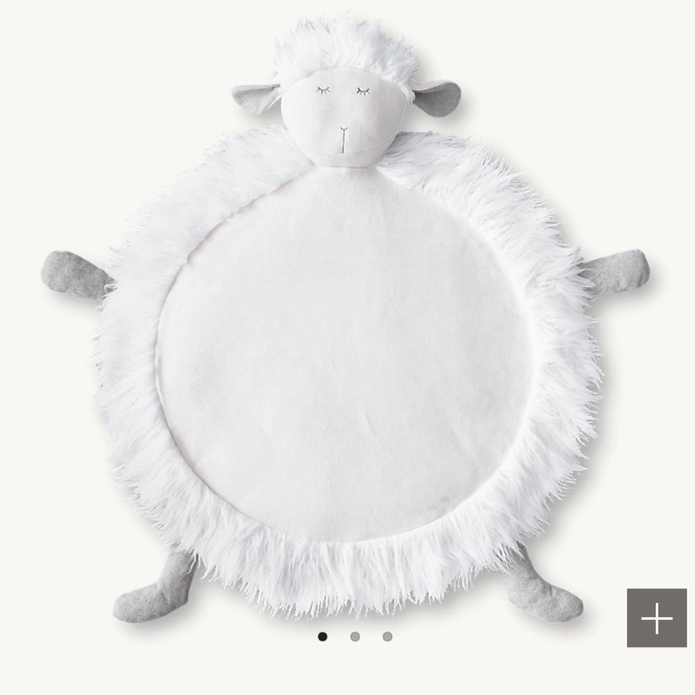Restoration hardware BABY WOOLY PLUSH PLAY MAT - LAMB